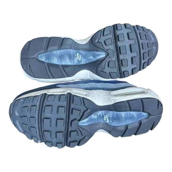 Nike Air Max 95 Recraft GS White Blue Gray CJ3906 403 Shoe Mens 6 & 7.5 Women - Picture 7 of 9